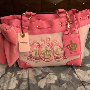 Juicy Couture Juicy Lovers Club Pink Daydreamer Tote Bag